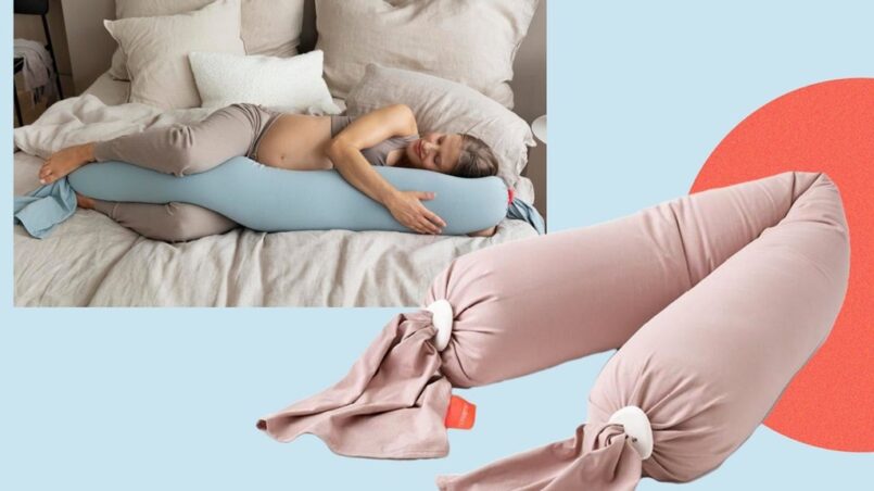 How do you comfortably use a pregnancy pillow