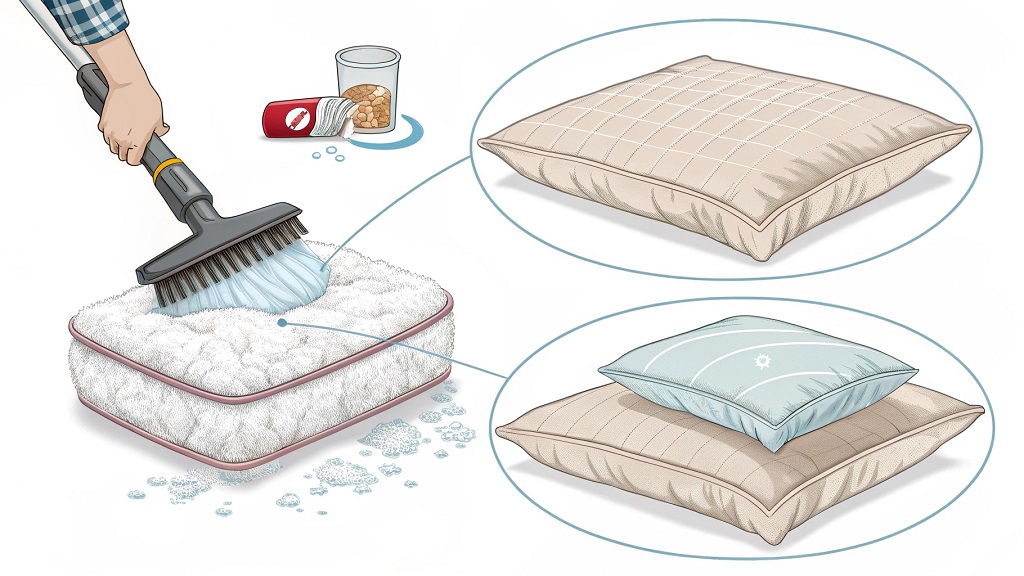 Can you put a fuzzy pillow in the washer