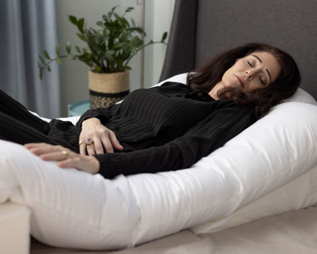 How long should I use a wedge pillow after surgery?