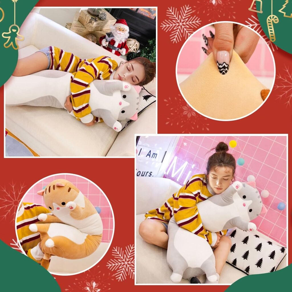 Snuggle up with the SHINUOER long cat plush! Our review covers the softness, size, and why this adorable body pillow is the ultimate gift for cat lovers of all ages.