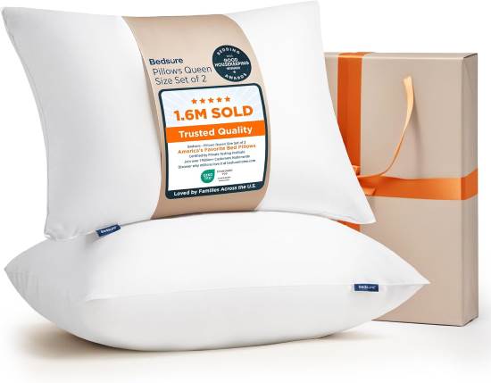 Bedsure Queen Pillows for Sleeping