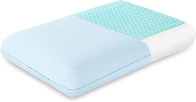 EGOHOME Cooling Gel Memory Foam Pillow, Standard Size, Removable Cover, Neck Support for Side, Back, Stomach Sleepers
