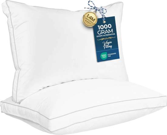 Utopia Bedding Gusseted Pillow Premium Quality Bed Pillows