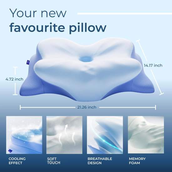 Derila Cervical Pillow Orthopedic Contour Pillow