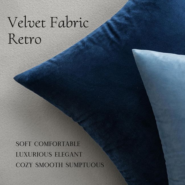 MIULEE velvet throw pillow covers creating a cozy modern home decor look