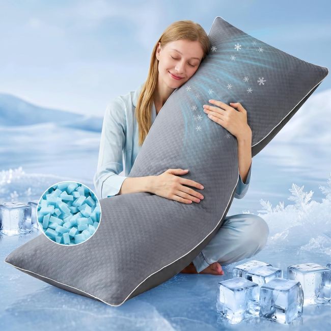 YZ HOME long body pillow with soft cooling design in Virginia
