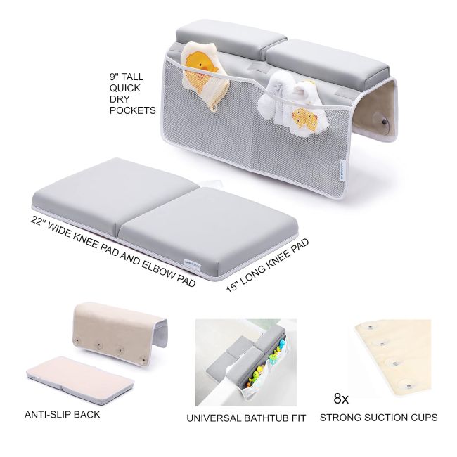 BABY BOOTH cushioned bath kneeling and elbow rest mat