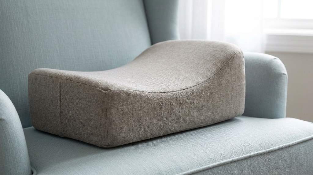 Nursing pillow shapes and features for comfortable breastfeeding